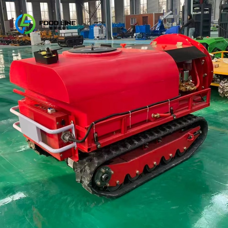 Agriculture Farming Robot - Geavanceerde zelfrijdende rupsbandensproeier met afstandsbediening voor