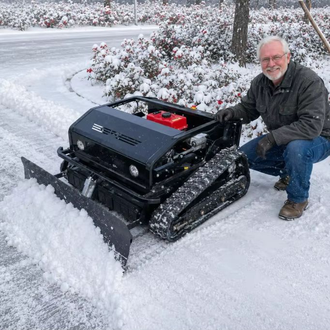 Agriculture Farming Robot - 2-in-1 op afstand bestuurbare rupsmaaier en