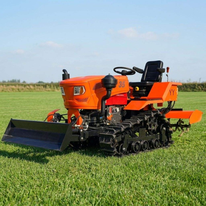Rupsbandtractor 4WD rotorkopeg - Agriculture Farming Tractor recensie en prijs