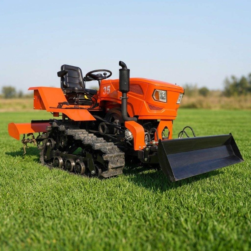 Rupsbandtractor 4WD rotorkopeg - Agriculture Farming Tractor recensie en prijs